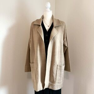 Thread & Supply Beige Knit Cardigan